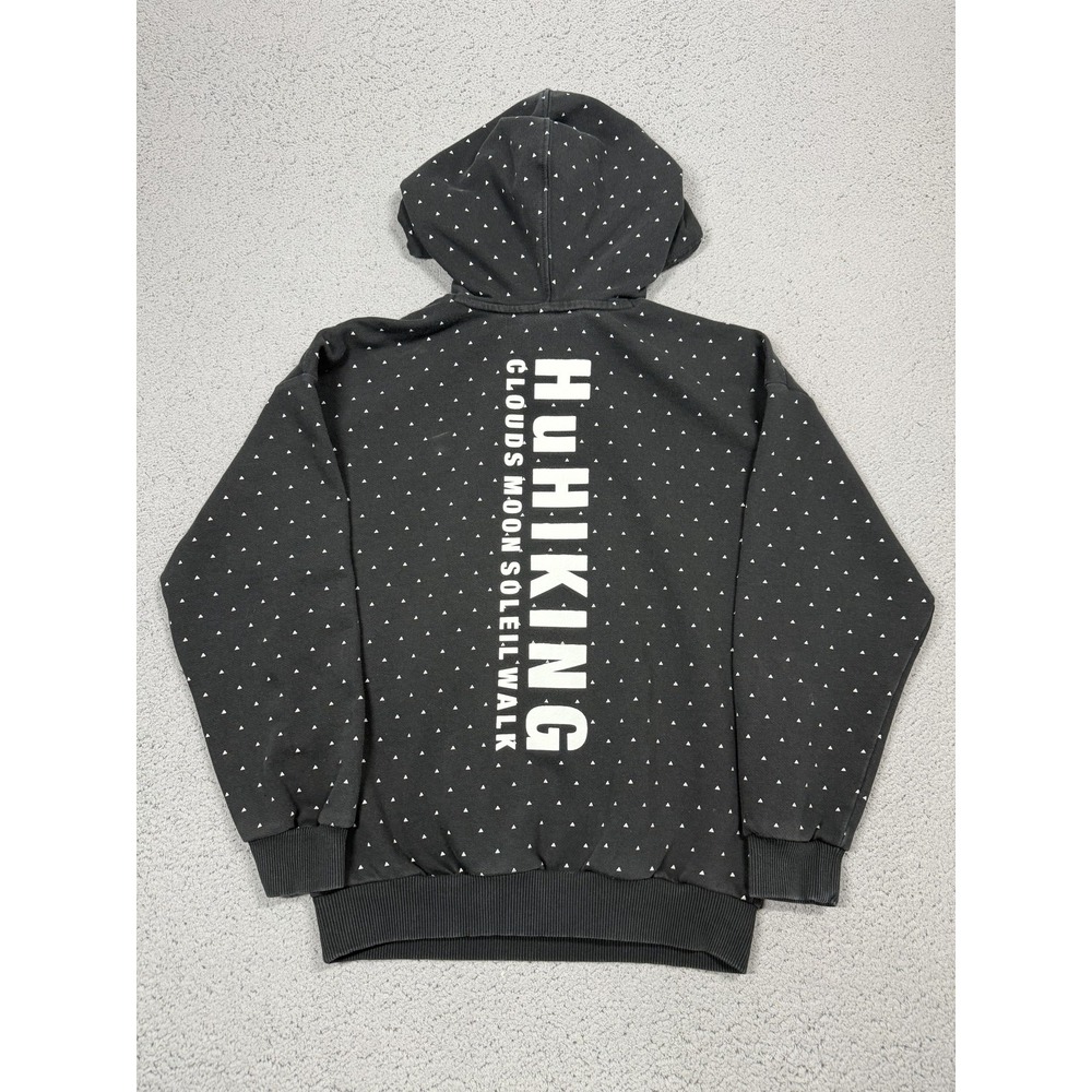 Adidas X Pharrell Williams Hoodie Mens XS Black Hu Hiking Triangle Print